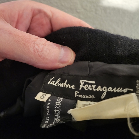 Salvatore Ferragamo 100% Wool Blazer Jacket Size 8 - Picture 3 of 8